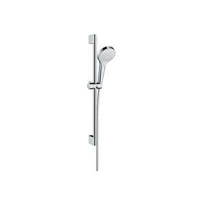 hansgrohe Croma Select S doucheset Vario met Unica'Croma glijstang 65 cm wit/chroom, 26562400