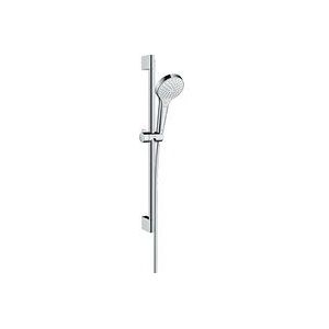 hansgrohe Croma Select S doucheset Vario met Unica'Croma glijstang 65 cm wit/chroom