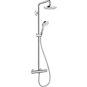 Hg Croma Select s 180 Showerpipe weiß/chrom 27253400 - Hansgrohe