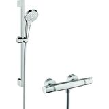 Hansgrohe Croma Select S Vario Renovatieset 65 cm met Ecostat Comfort Thermostaat Wit/Chroom