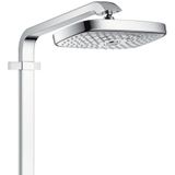 Hansgrohe Raindance Select E 360 thermostatische tablet regendoucheset glanzend chroom en wit