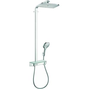 Hansgrohe Raindance Select e 360 showerpipe showertablet wit-chroom