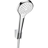 hansgrohe Croma Select S badset Vario/Porter'S met doucheslang 125 cm wit/chroom, 26421400