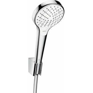 Hansgrohe Croma Select S PorterS badset met Croma Select S Vario handdouche met wandhouder met Isiflex`B doucheslang 125cm wit/chroom 26421400