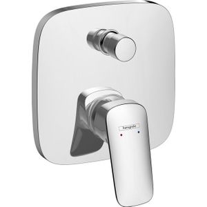 hansgrohe Logis inbouw-badarmatuur voor 2 functies, chroom