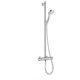 Hansgrohe Select S Croma Multi Douchekraan - thermostatisch - handdouche - doucheslang 160cm - wit/chroom 27247400