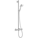 Hansgrohe - Croma Select e SemiPipe Multi mit Thermostat, weiß/