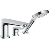 Hansgrohe - Talis e Einhebel-Waschtischmischer 110mm 5l/min CoolStart Chrom, mit Zugstangen-Garnitur
