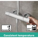 Hansgrohe MyFox 13156000 Thermostaatmengkraan, chroom, 29, 6 x 10 x 4, 2 cm