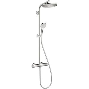 Hansgrohe Crometta S Showerpipe 240 1jet EcoSmart met Thermostaat Chroom