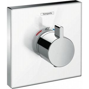 Hansgrohe Showerselect Highflow thermostatische inbouw douchekraan glanzend chroom en wit