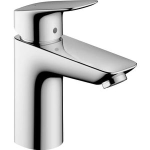 Hansgrohe - Logis Einhebel-Waschtischmischer 100mm 5l/min Chrom mit Metall-Zugstangen-Garnitur