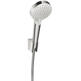 Hansgrohe Crometta vario porter doucheset ecosmart met slang 160cm wit chroom 26694400