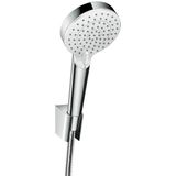 Hansgrohe Crometta vario porter doucheset ecosmart met slang 125cm wit chroom