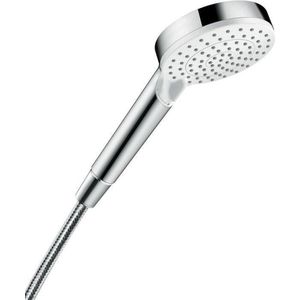 Hansgrohe Crometta Green handdouche 2 standen waterbesparend chroom/wit