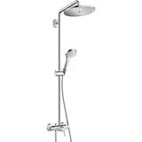 hansgrohe Croma Select 280 Air douchesysteem met eengreepsmengkraan, 4 straalsoorten, chroom