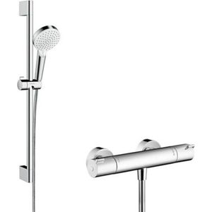 Inbouw Messing PVD Afbouwset thermostaat 2-weg omstel [https