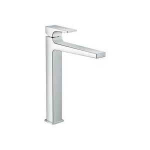 hansgrohe Metropol ééngreeps wastafelkraan 260 met rechte greep en afvoerplug chroom