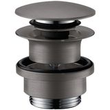 Hansgrohe - Push Open Afvoergarnituur - Zwart Chroom - DN32