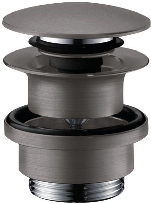 Hansgrohe - Push Open Afvoergarnituur - Zwart Chroom - DN32