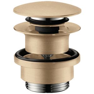 Hansgrohe - Push Open Afvoergarnituur - Geborsteld Brons