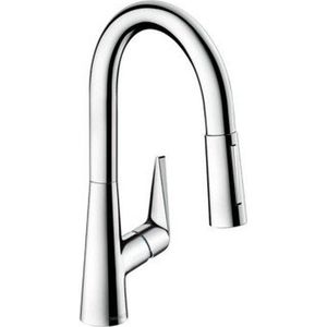 hansgrohe Talis S Eengreeps-keukenkraan, comfort-hoogte 160 mm, met uittrekdouche, chroom