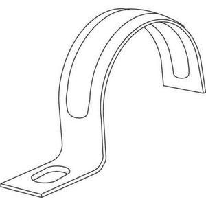 Kleinhuis – Enkele ijzeren band klem diameter 19 PG11