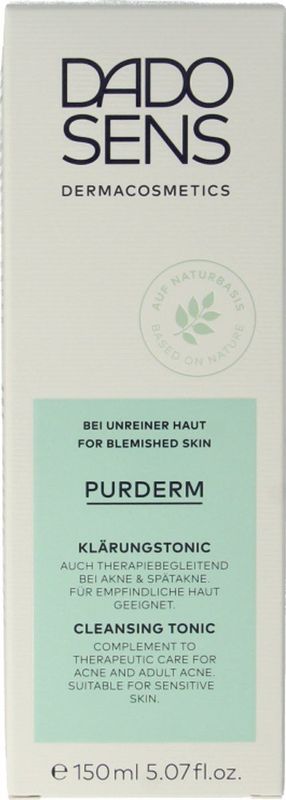 DADO SENS - PURDERM - Gezichtstonicum - Transparant - 150 ml