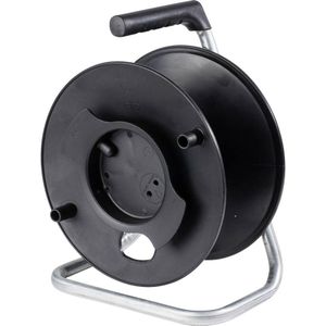 as - Schwabe 12110 Kabelhaspel voor 25 meter Kabel, IP20, Zwart