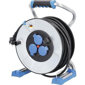 IronCoat - Haspel - 40 m - H07RN-F 3G1,5 - Verzinkt Staal - IP44