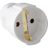 as - Schwabe 45011 Beschermende PVC-Pluggen Contactkoppelingen voor Gebruik Binnenshuis, 230 V, Wit