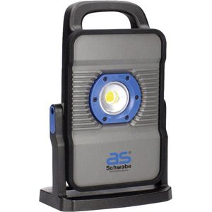 as – Schwabe ACCULINE MULTI LED-spot 20 W, 2600 lumen - met adapter voor accu's van verschillende fabrikanten (14,4V/18V) - robuuste bouwlamp - powerbank-functie - 4 lichtniveaus - USB-uitgang, 46451