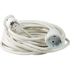 as - Schwabe 51021 Verlengsnoer met Platte Connector, 230 V, Wit