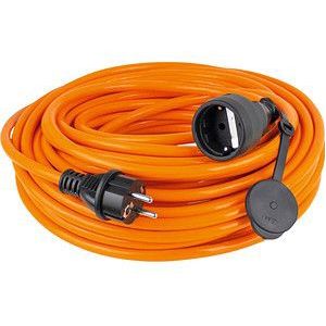 AS Schwabe 59105 Stroom Verlengkabel 16 A Oranje 5.00 m H07BQ-F 3G 1,5 mm²
