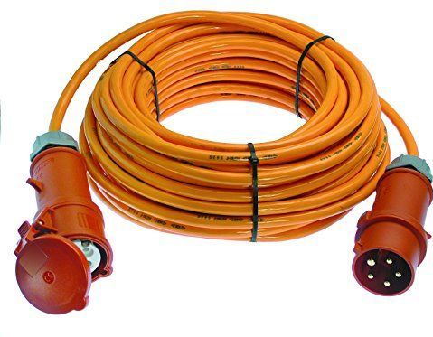 Schwabe - Bouwplaatskabel - 25 m - 400V/32A/5-polig - Polyurethaan - IP44