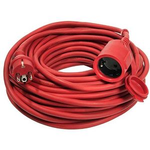 AS Schwabe 60210 Stroom Verlengkabel 16 A Rood 10.00 m H05RR-F 3G 1,5 mm²