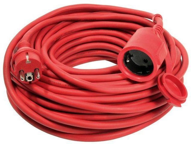 Verlengkabel - 20 Meter - Rubber - H05RR-F 3G1,5 - Weerbestendig