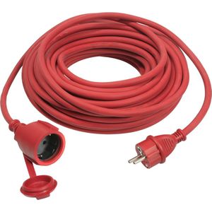 AS Schwabe 60272 Stroom Verlengkabel Rood 5.00 m