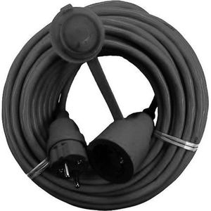 AS Schwabe 60310 Stroom Verlengkabel Zwart 10.00 M