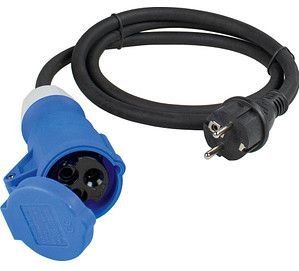 AS Schwabe Caravan CEE Adapter Stekker Naar CEE Koppeling 16A 230V