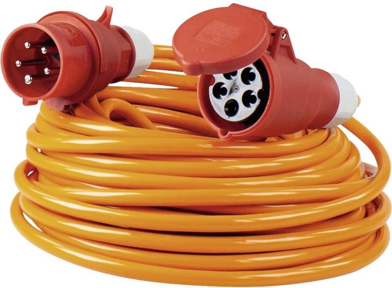 Bouwsitekabel - 10 m - Oliebestendig - Slijtvast - H07BQ-F 5G1,5