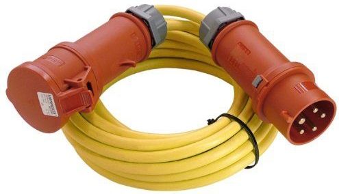 Bouwstroomkabel - 25 m - PVC - Zuur- en Oliebestendig - Weerbestendig