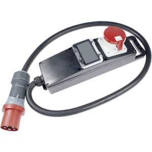 Stekkerdoos - 2m - Zware Rubberkabel H07RN-F 5G16 - CEE-stekker 400V/63A