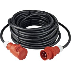 AS Schwabe - 61360 - Stroom Verlengkabel - Zwart - 5.00 m - H07RN-F 5G 2,5 mm²