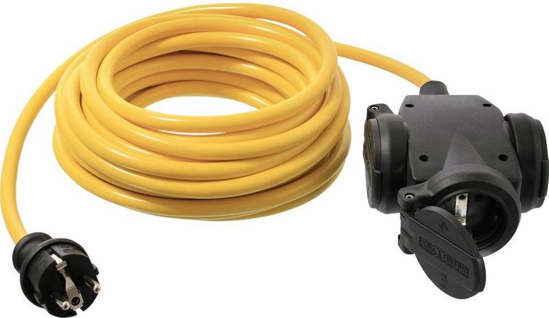 Verlengkabel - 5 m - PVC - Weerbestendig - Zuur- en Oliebestendig