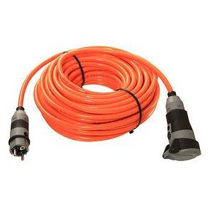 Verlengkabel - SCHUKOultra II - Zwart - Elamid - Schokbestendig