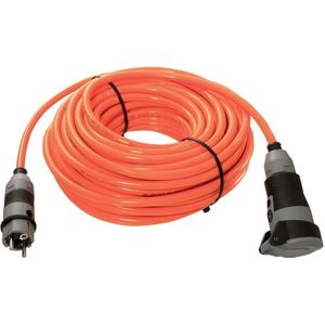 as - Schwabe SchukoUltra II Baustellen Panzerleitung H07BQ-F 3G2,5, 10 m, extrem robust, für Gewerbe / Außenbereich, orange, 62262