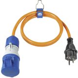 AS Schwabe - CEE-adapterkabel - Oranje - 1,5 m - 16 A - 3-polig