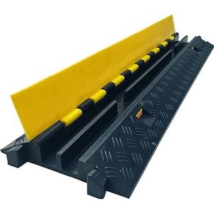 AS Schwabe - Kabelbrug - Rubber - Geel - 2 Kanalen - 1 m