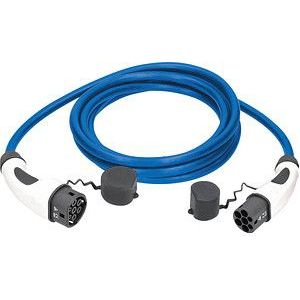 as-Schwabe MODE 3 Ladekabel für Elektroautos Typ 2 auf Typ 2 blau 230 V, 16 A, 3,6 KW, 5,0 m